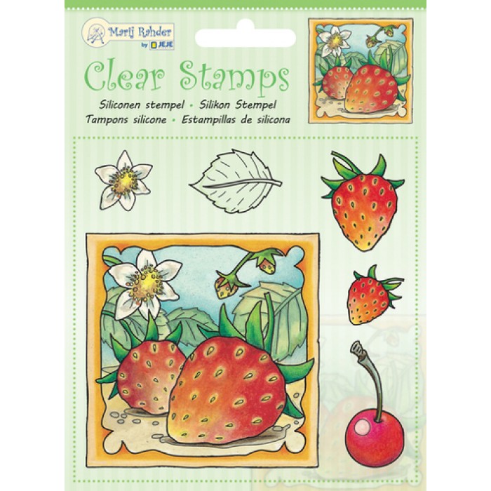 MRJ Clear Stamps Strawberry 
