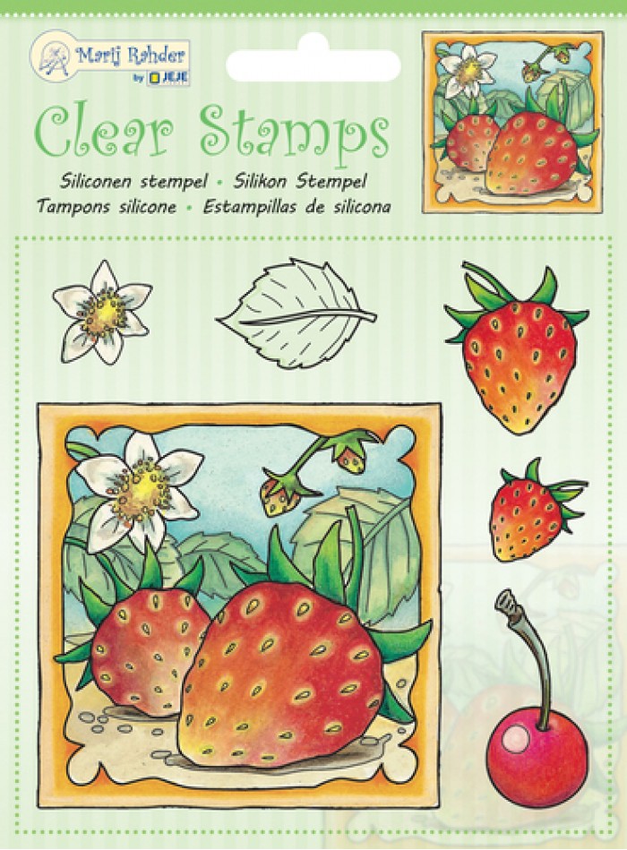 MRJ Clear Stamps Strawberry