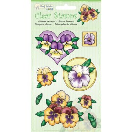 MRJ Clear stamps violets