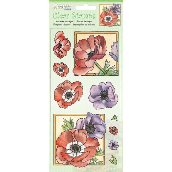 MRJ Clear Stamps Poppy 