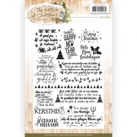 The Nature of Christmas - Text Clear Stamp - Precious Marieke