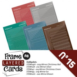 Stickerset Frame Layered Cards 15- A6