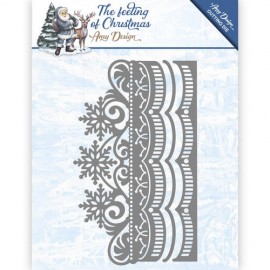 Die - Amy Design - The feeling of Christmas - Ice crystal border