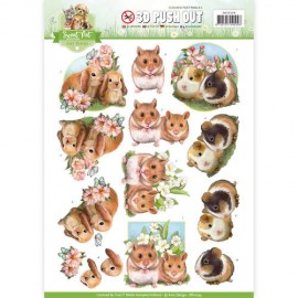 Rodents - Sweet Pet 3D-Push-Out Amy Design