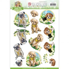 Dogs - Sweet Pet 3D-Push-Out Amy Design