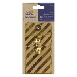 Foiled Envelope Bags (4pcs) - Bare Basics - Stripes