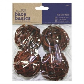 Rattan Balls (4pcs) - Large - Bare Basics