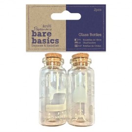 Glass Bottles (2pcs) - Haberdashery - Bare Basics