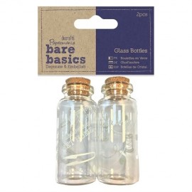 Glass Bottles (2pcs) - Home Sweet Home  - Bare Basics