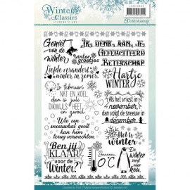 Winter Classics - Text Clear Stamp - Jeanine's Art