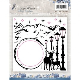 Vintage Winter - Embossing Folder - Amy Design