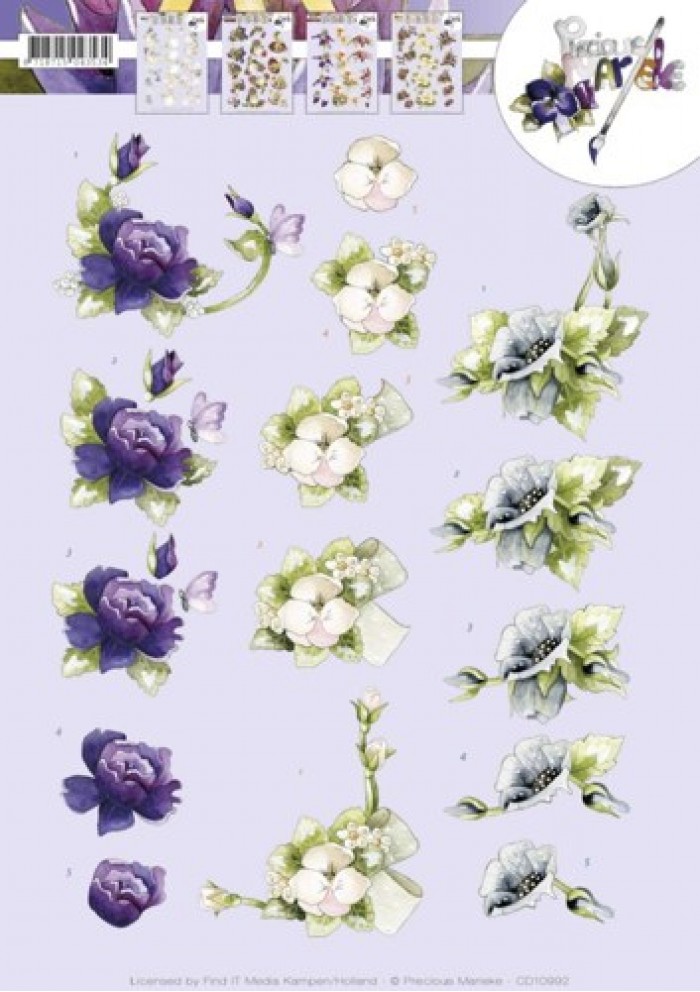 Spring Flowers 3D-Knipvel Precious Marieke