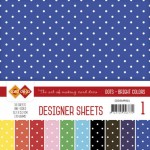 Dots Bright Colors Mega Pack 1 Designer Sheets by Card Deco