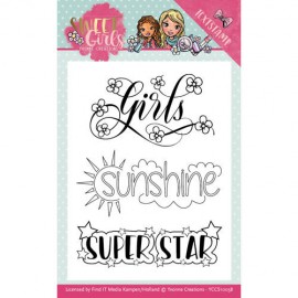 Sweet Girls - Clear Stamp - Yvonne Creations