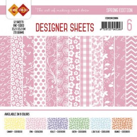  Roze Spring Edition Designer Sheets 6 by Card Deco