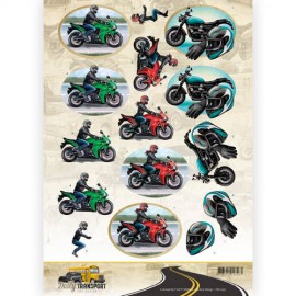 Motorcycling - Daily Transport 3D-Knipvel Amy Design