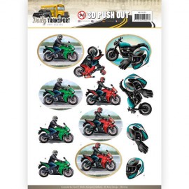 Motor Cycling - Daily Transport 3D-Push-Out Amy Design