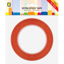 Extra sticky tape XL 25m x 6mm inner box