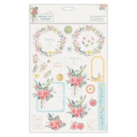 A4 Decoupage Pack - Freshly Cut Flowers - With Love