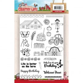 Country Life - Clear Stamp - Yvonne Creations 