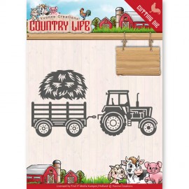 Tractor - Country Life - Snijmal - Yvonne Creations