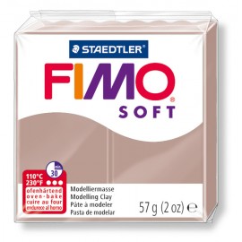 Fimo soft boetseerklei 56 g Taupe