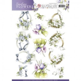 Bouquets Timeless Flowers 3D-Uitdrukvel Push-Out Precious Marieke
