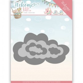 Nesting Clouds - Welcome Baby - Snijmal - Yvonne Creations