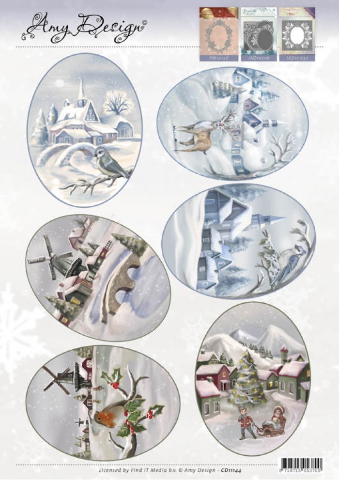 Nr. 1 Winter Landscapes-Topper Amy Design
