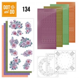 Dot and Do 134 - Purple Flowers