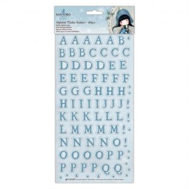 Alphabet Thicker Stickers (168pcs) - Santoro