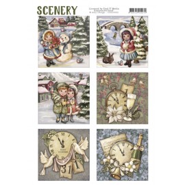 Classic Christmas - Scenery Die Cut Topper 