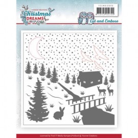Christmas Dreams -  Cut & Embossing Folder - Yvonne Creations