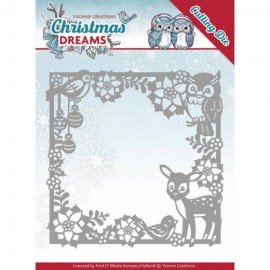 Christmas Animal Frame - Christmas Dreams - Snijmal - Yvonne Creations