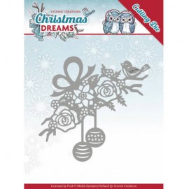 Bauble Ornament - Christmas Dreams - Snijmal - Yvonne Creations