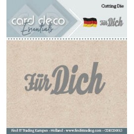 Card Deco Cutting Dies- Für Dich
