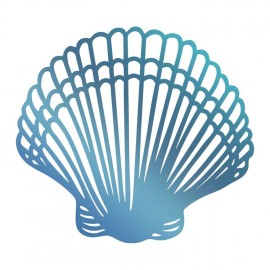 Seashell Hotfoil Stamp
