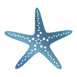 Starfish Hotfoil Stamp