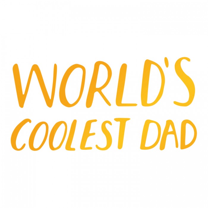 Coolest Dad Hotfoil Stamp (64 x 32mm | 2.5 x 1.3in)