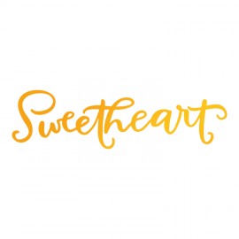 Sweetheart Hotfoil Stamp (76 x 21mm | 3 x 0.8in)