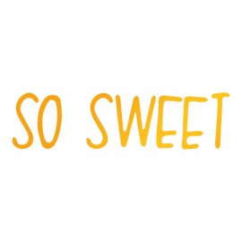 So Sweet Hotfoil Stamp (78 x 20mm | 3 x 0.8in)