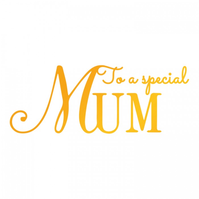 Special Mum Hotfoil Stamp (87 x 33mm | 3.4 x 1.3in)
