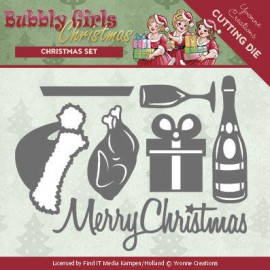 Christmas Set - Bubbly Girls Christmas - Snijmal - Yvonne Creations