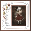 Just Being Gorgeous Lilly Luna 3D-Uitdrukvel Push-Out Yvonne Creations