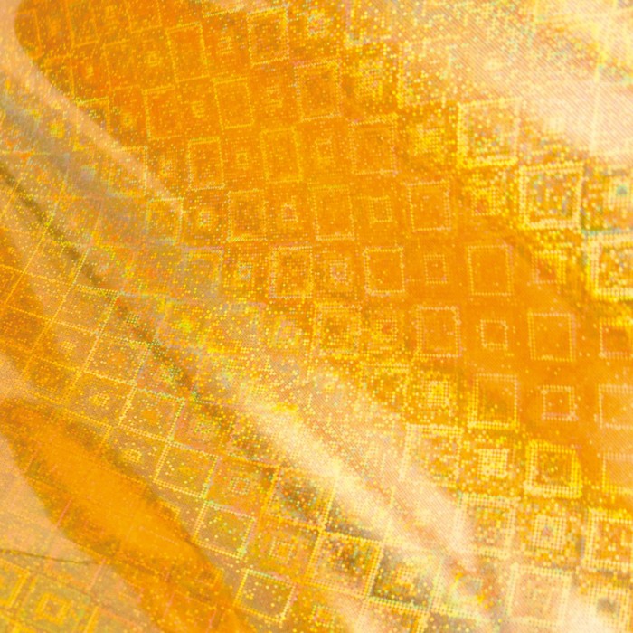 Gold Foil (Iridescent Square Pattern) - 125mm x 5m 