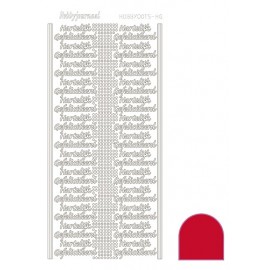 Hobbydots sticker - Adhesive - Red