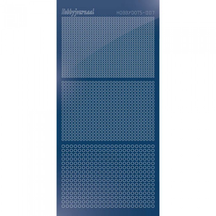 Hobbydots sticker - Mirror - Blue