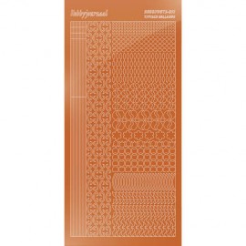 Hobbydots sticker - Mirror - Copper