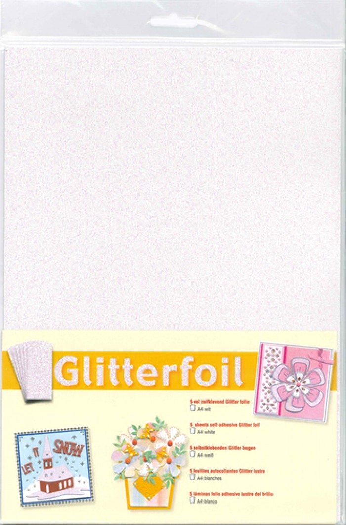 Wit A4 Glitterfoil