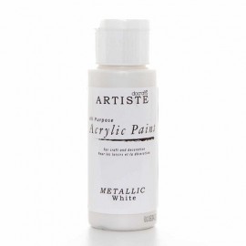 Acrylic Paint (2oz) - Metallic White